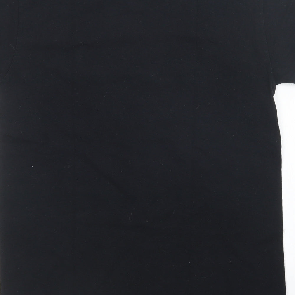 Topshop Womens Black   Basic T-Shirt Size S