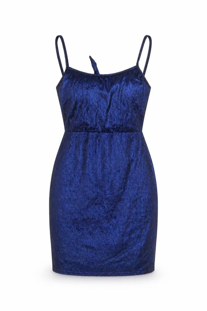 PRETTYLITTLETHING Womens Blue   Pencil Dress  Size 10
