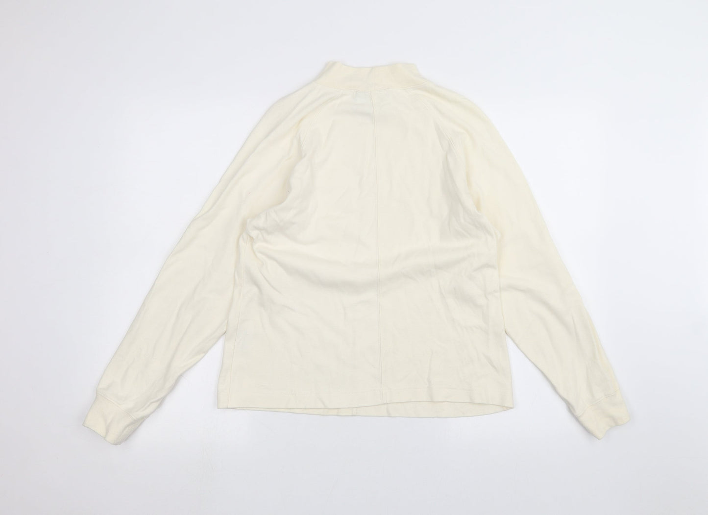 Slimma  Womens White   Basic T-Shirt Size M