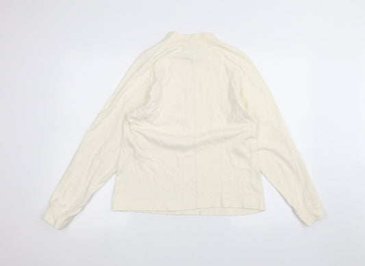 Slimma  Womens White   Basic T-Shirt Size M