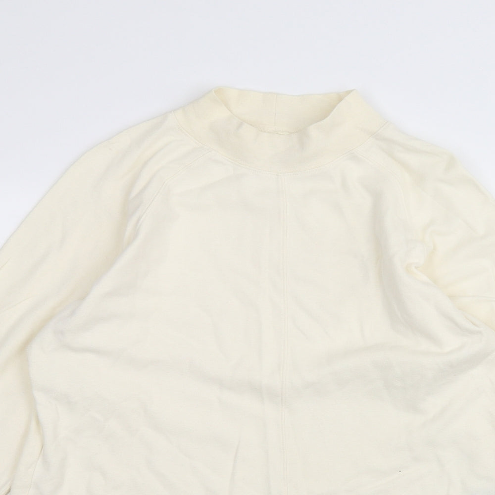 Slimma  Womens White   Basic T-Shirt Size M