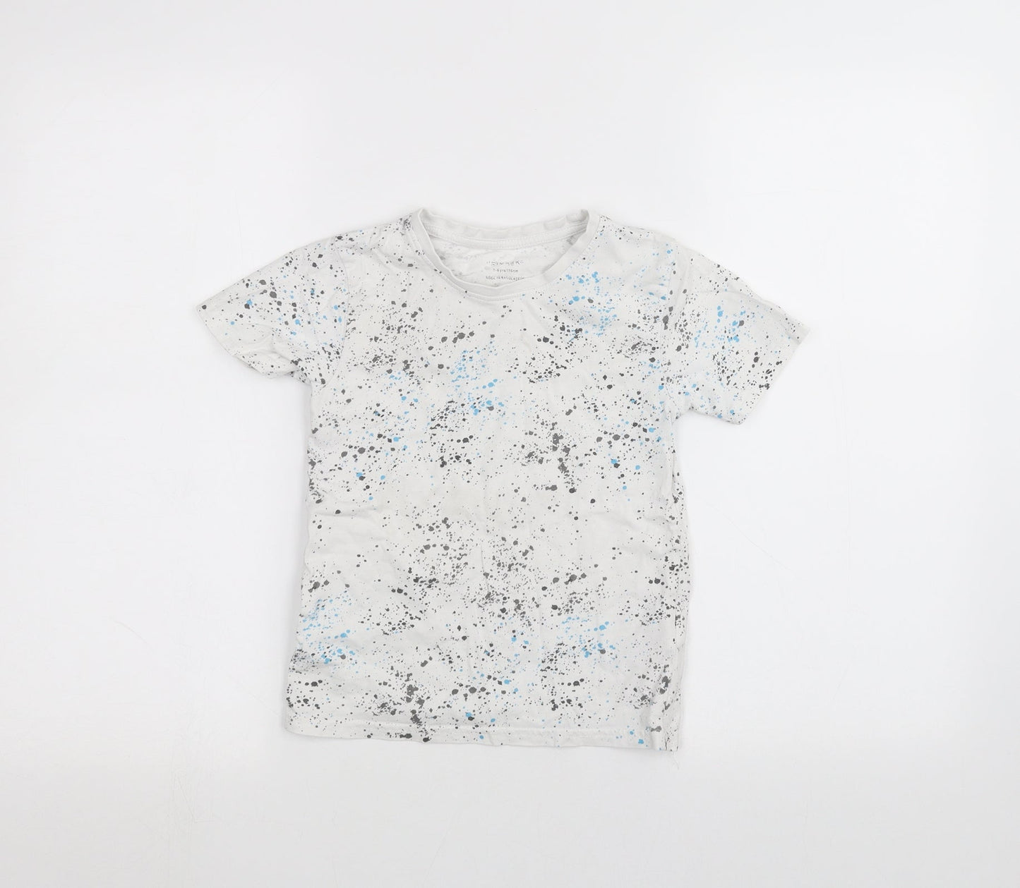 Primark Boys White   Basic T-Shirt Size 5-6 Years