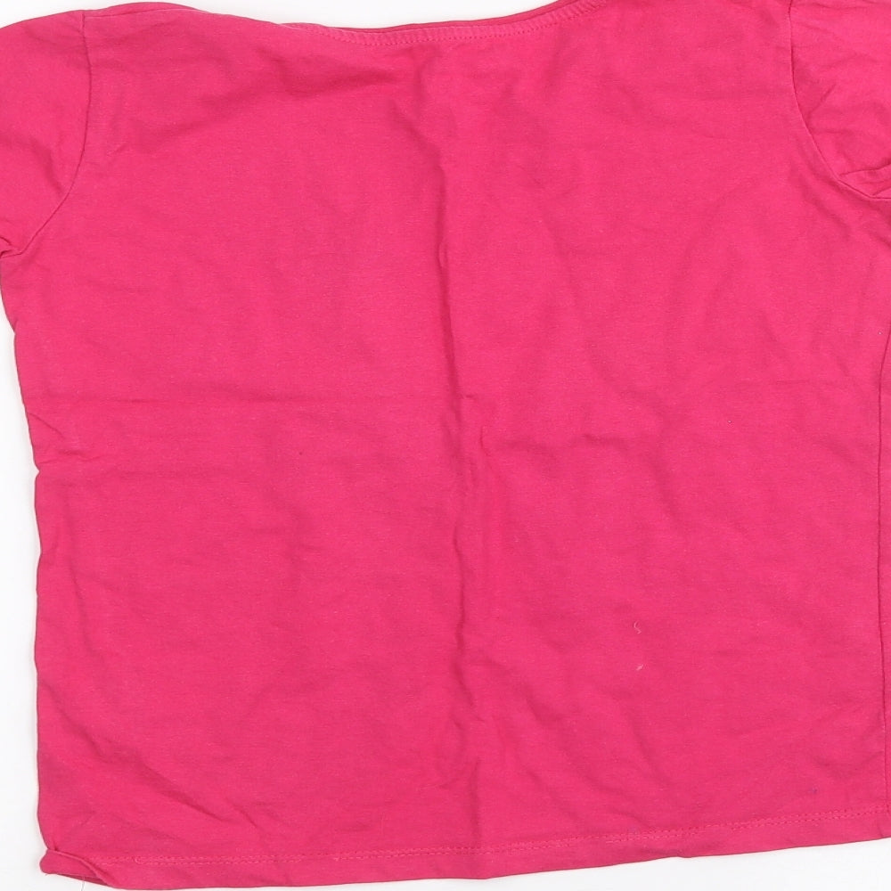 Primark Girls Pink   Basic T-Shirt Size 10-11 Years