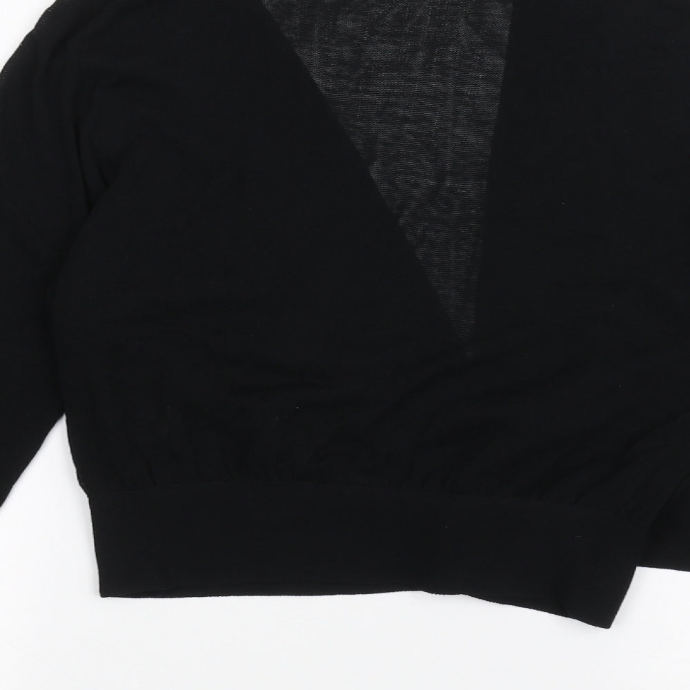 Preworn Womens Black   Cardigan Jumper Size M