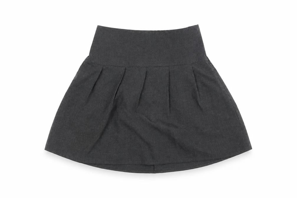 Marks and Spencer Girls Grey   A-Line Skirt Size 8-9 Years