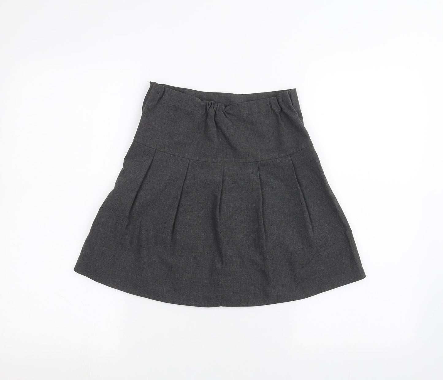 Marks and Spencer Girls Grey   A-Line Skirt Size 8-9 Years