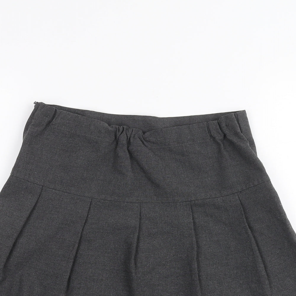 Marks and Spencer Girls Grey   A-Line Skirt Size 8-9 Years