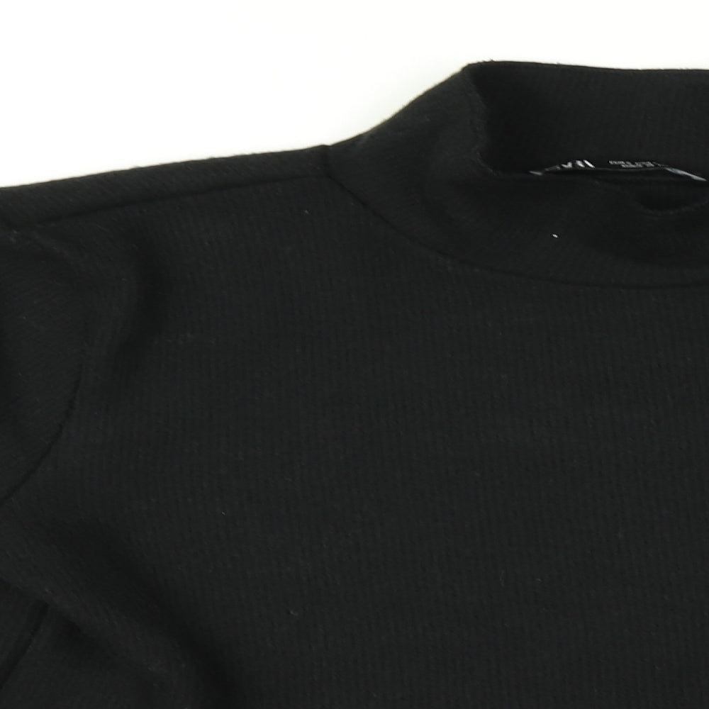Zara Womens Black   Pullover Jumper Size S