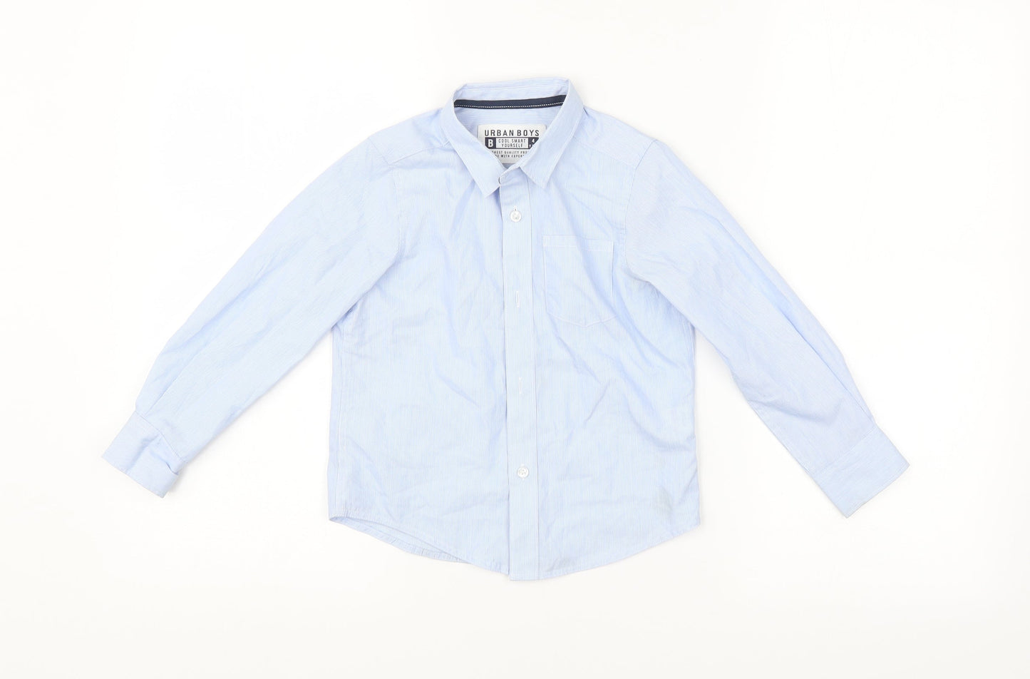 Urban Boys Boys Blue   Basic Button-Up Size 4 Years