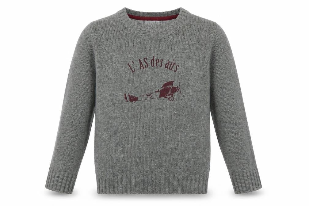 Abcd R Boys Grey   Pullover Jumper Size 12 Years