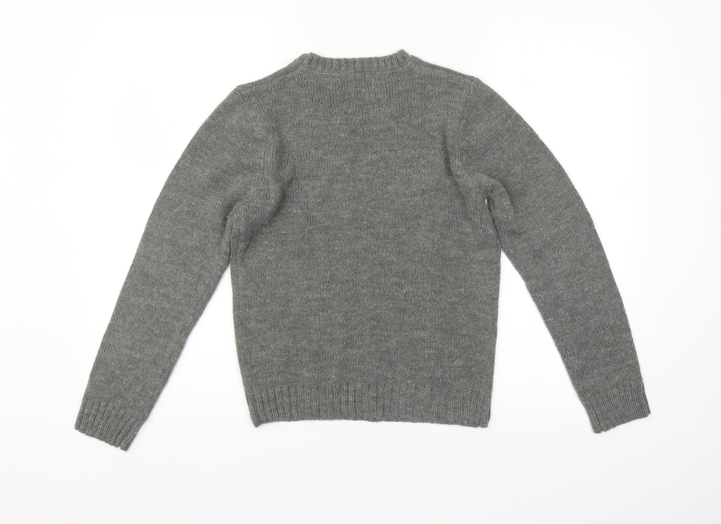 Abcd R Boys Grey   Pullover Jumper Size 12 Years