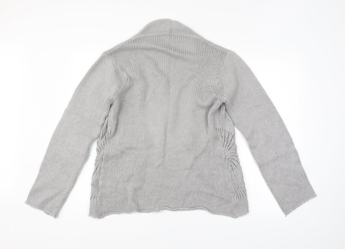 Preworn Womens Grey   Cardigan Jumper Size 16