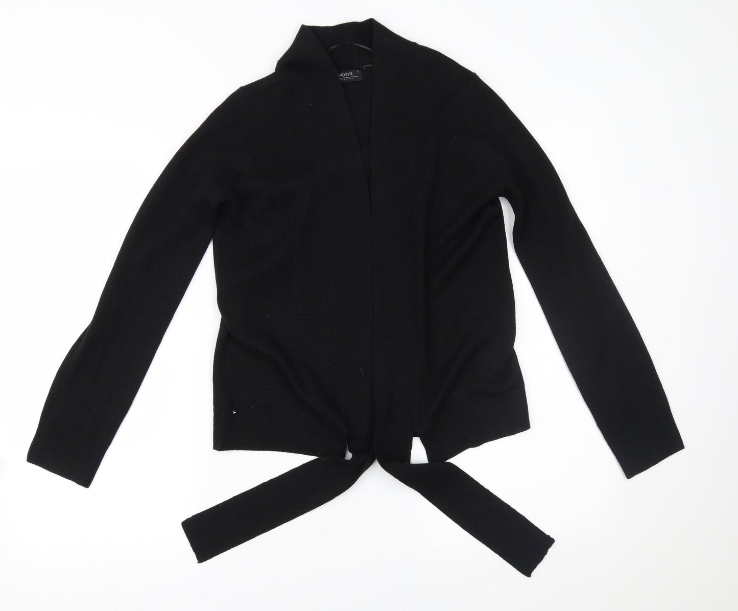 Papaya Womens Black   Cardigan Jumper Size S