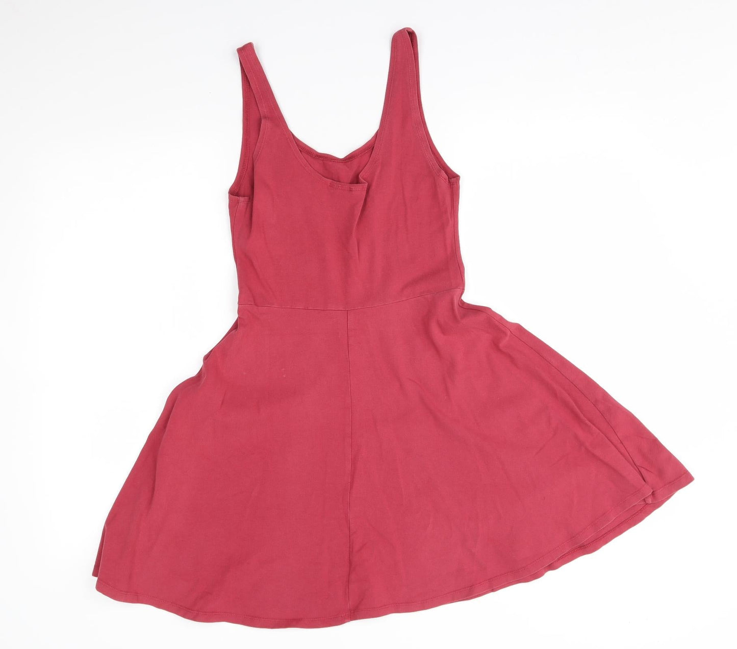 Topshop Womens Red   Fit & Flare  Size 10