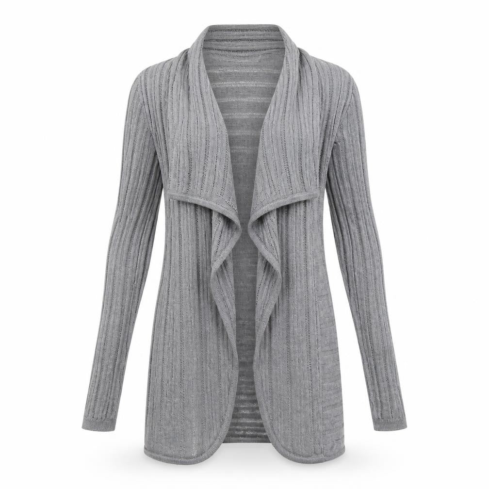 Per Una Womens Grey  Knit Cardigan Jumper Size 12
