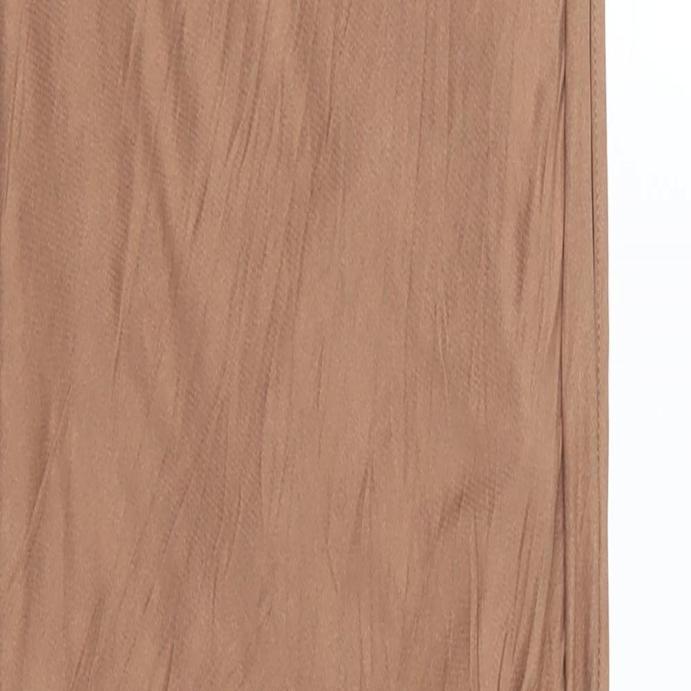 Carribean Queen Womens Brown   Straight & Pencil Skirt Size S
