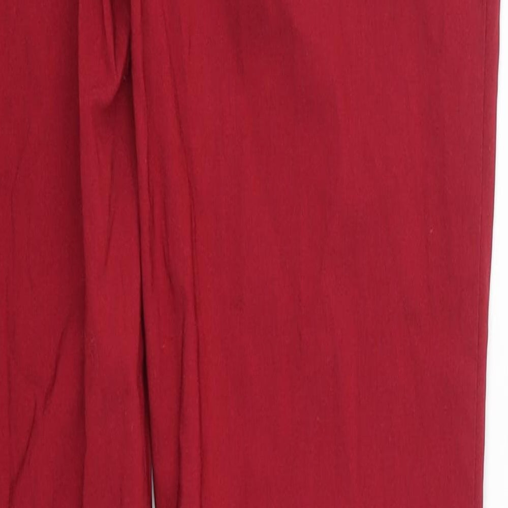 Alia Womens Red   Trousers  Size 8 L31 in