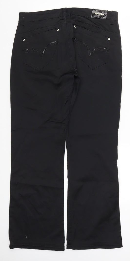 Dolna Womens Black   Trousers  Size 32 in L32 in