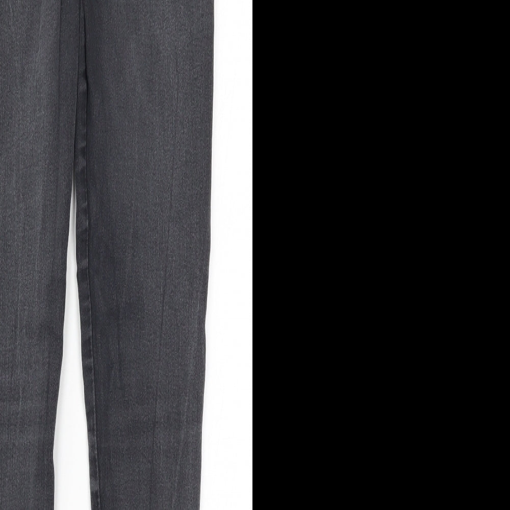 Missguided Womens Grey  Denim Skinny Jeans Size 10 L31 in