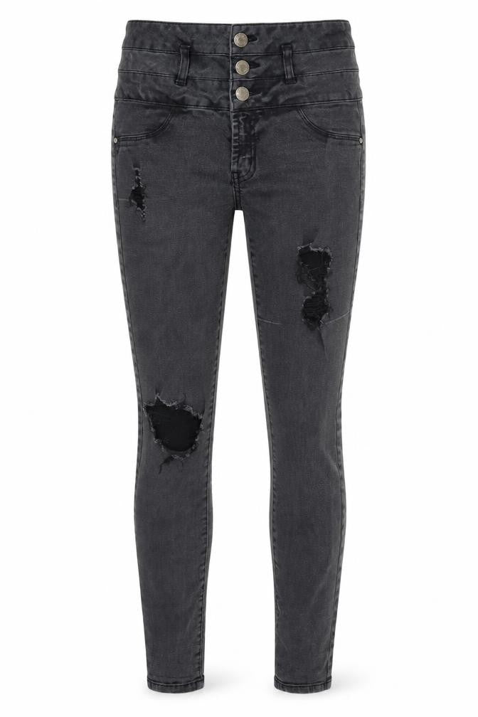 Refuge Womens Grey  Denim Skinny Jeans Size 24 in L26 in