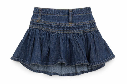 Adams Kids Girls Blue  Denim A-Line Skirt Size 3 Years