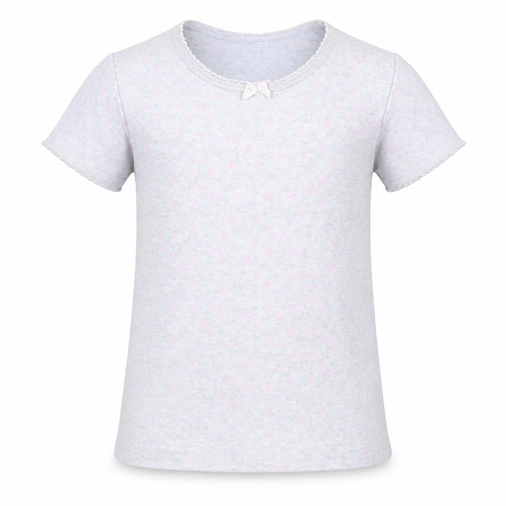 Primark Girls Grey Geometric  Top Pyjama Top Size 3-4 Years