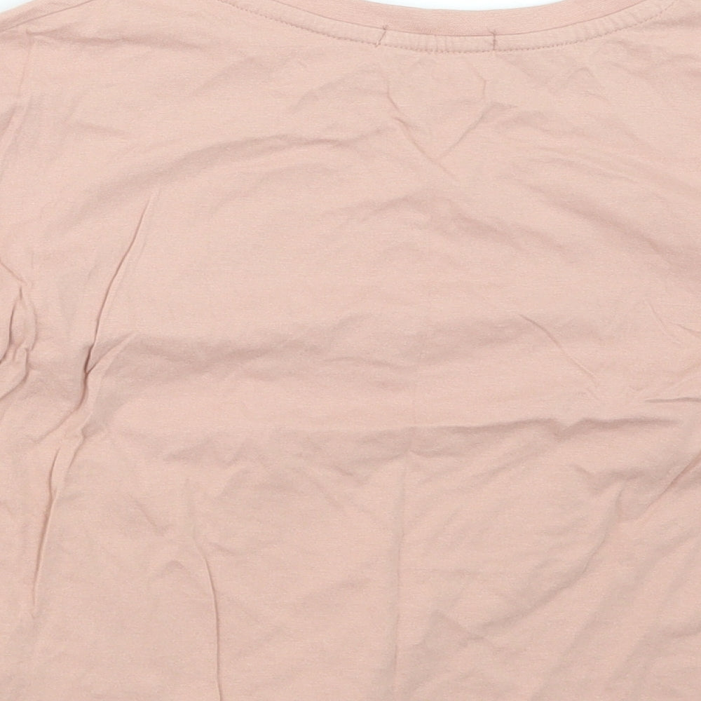 Stradivarius Womens Pink   Basic T-Shirt Size M