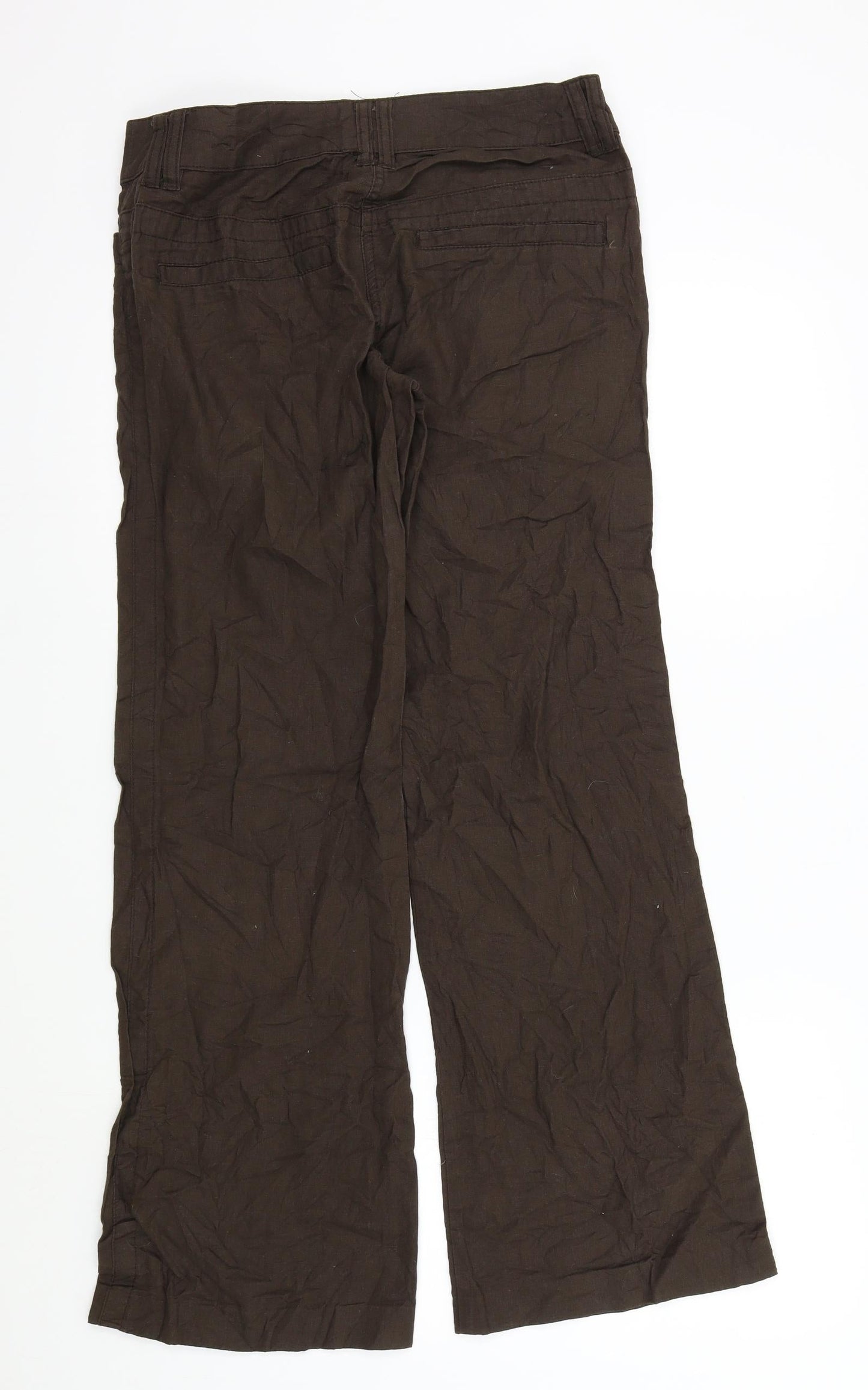 H&M Womens Brown   Trousers  Size 36 L30 in