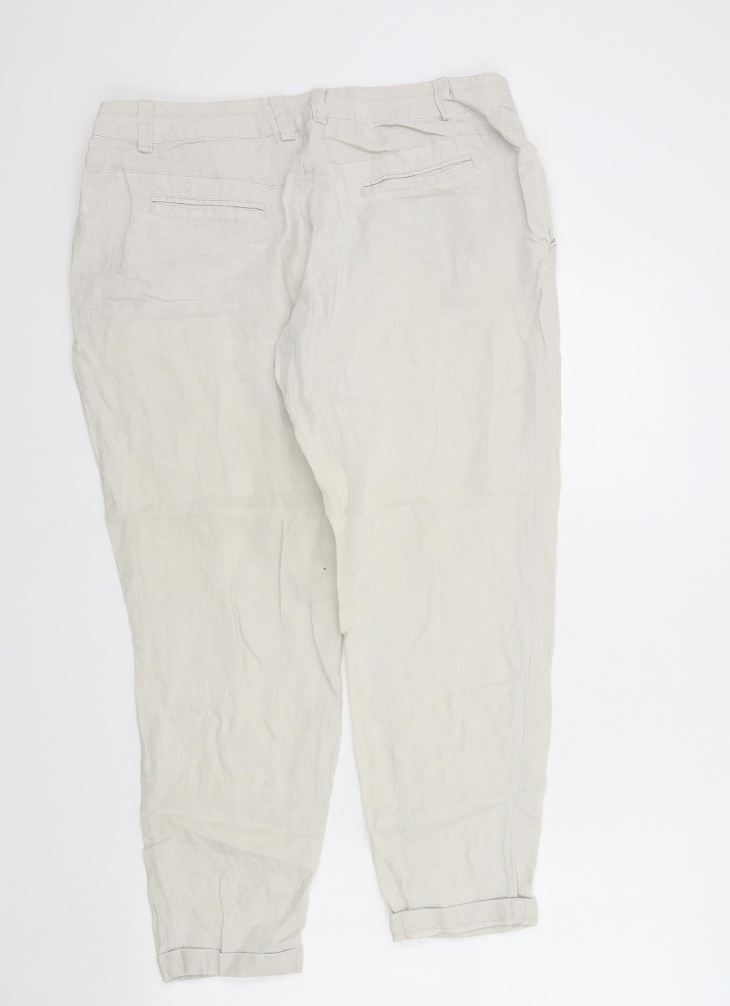 waerhouse Womens Beige   Trousers  Size 10 L27 in
