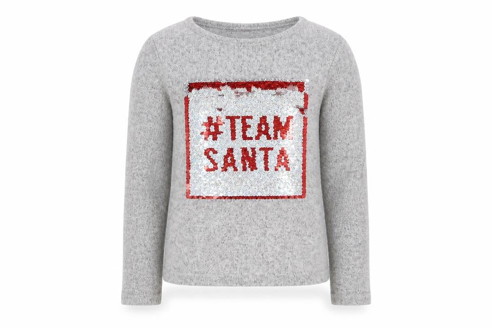 Primark Girls Grey   Basic T-Shirt Size 8 Years  - team santa