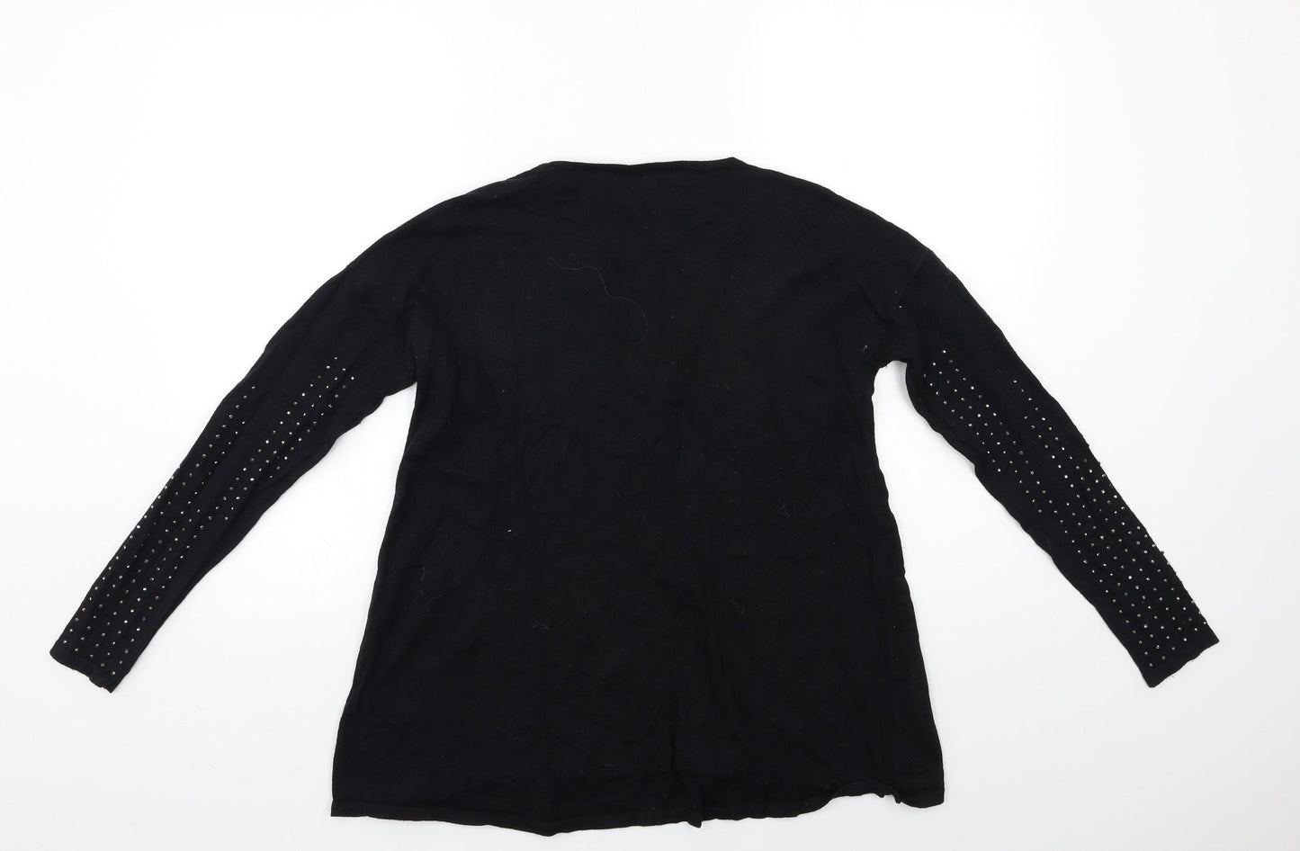 NEXT Womens Black  Knit Pullover Jumper Size 6
