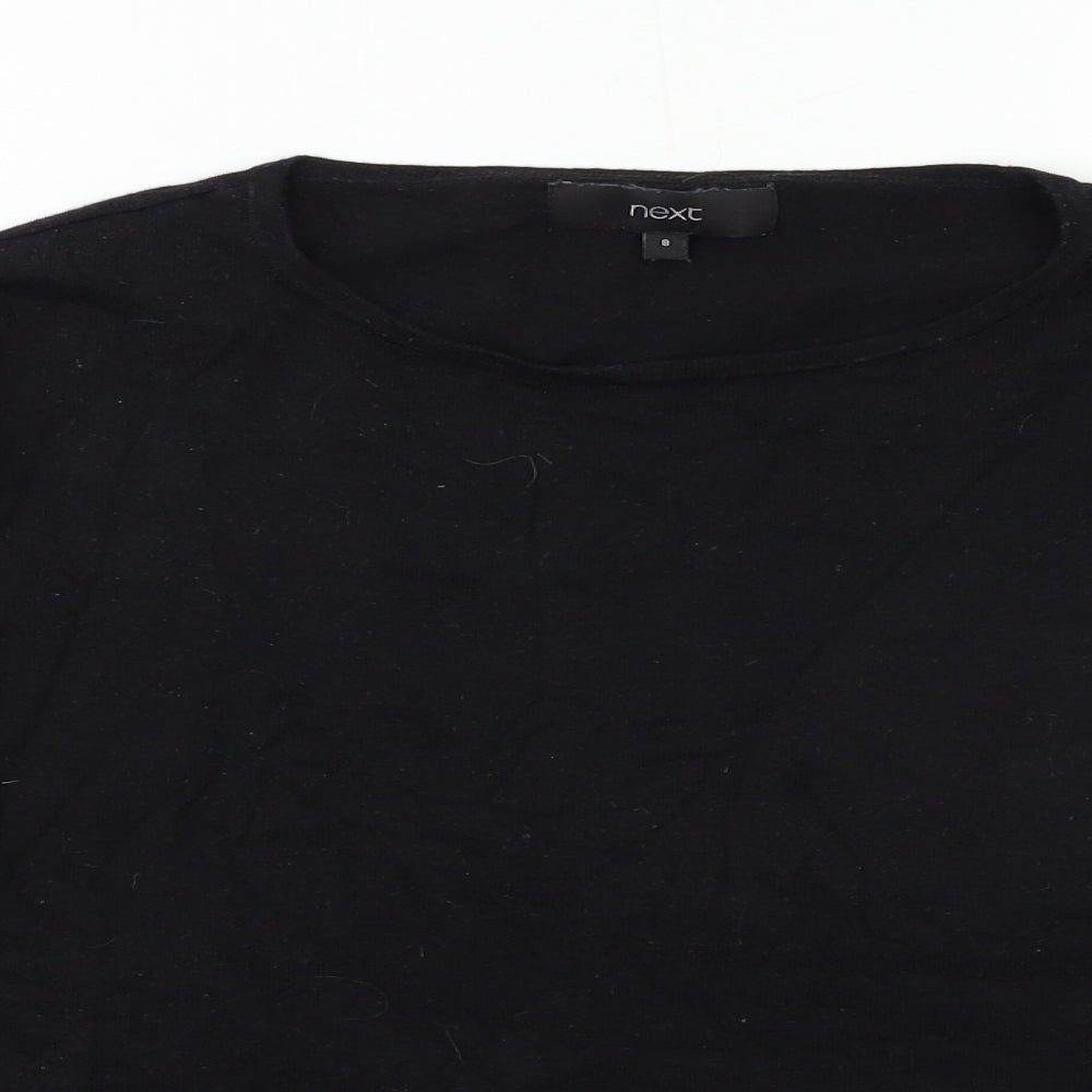 NEXT Womens Black  Knit Pullover Jumper Size 6