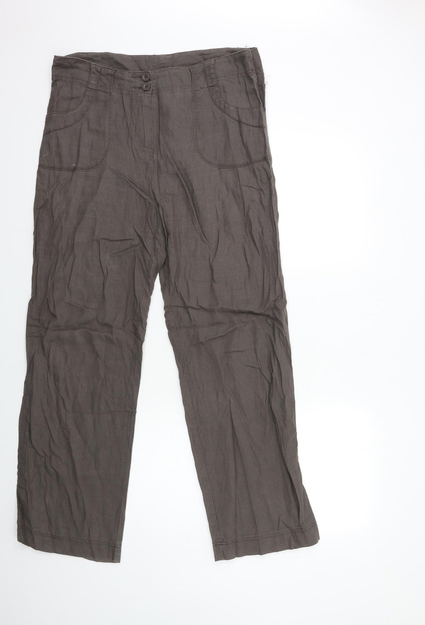 Preworn Womens Grey   Trousers  Size 32 in L30 in