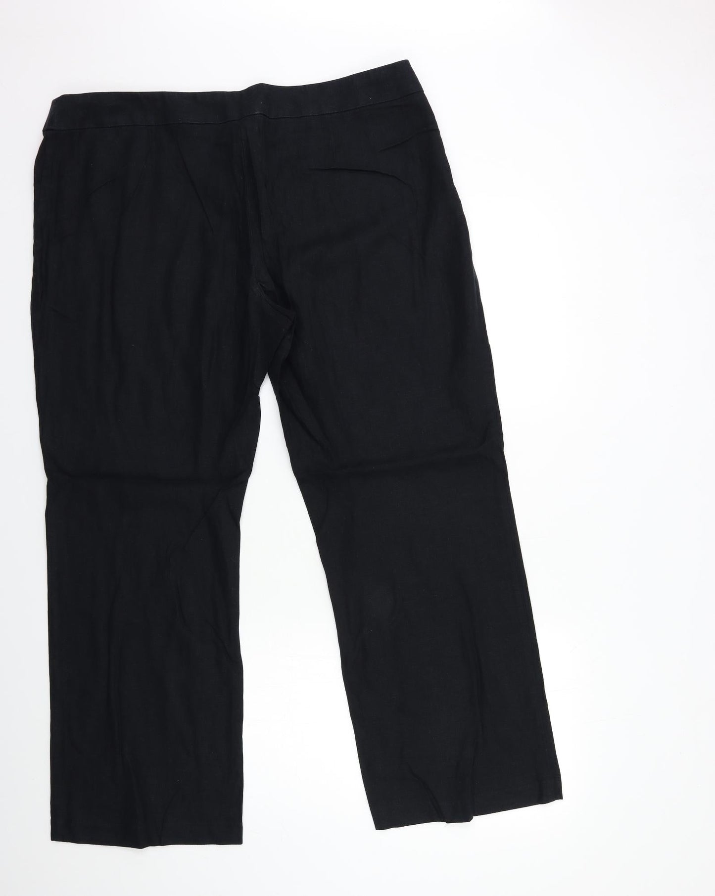 Preworn Womens Black   Trousers  Size 38 in L29 in