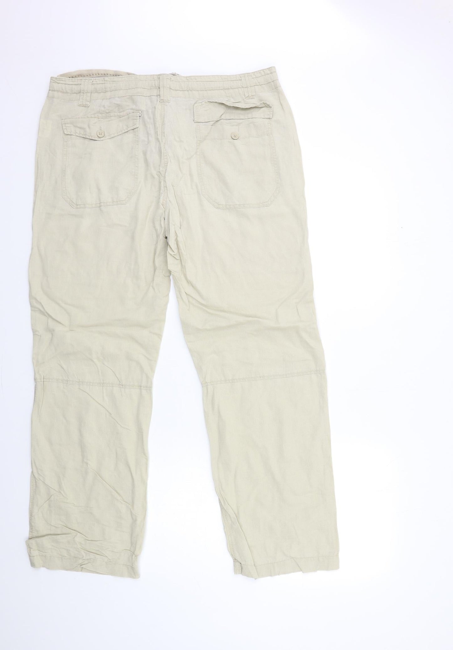 CHRISTOPHER CRANE Mens Beige   Trousers  Size L L29 in