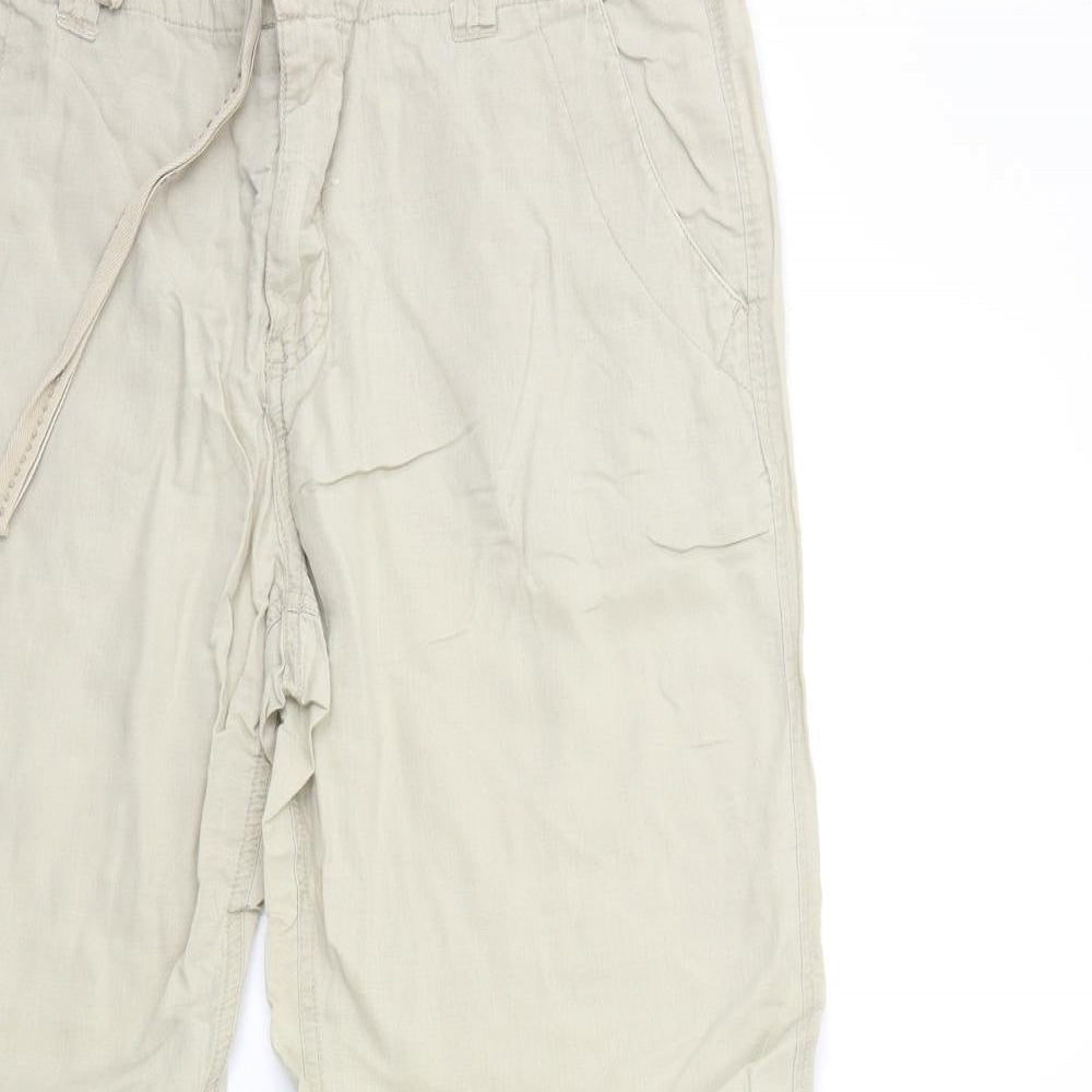 CHRISTOPHER CRANE Mens Beige   Trousers  Size L L29 in