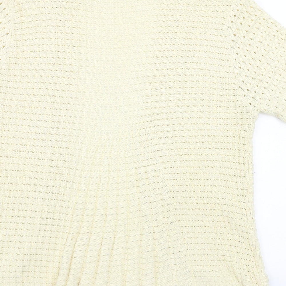 pure and natural Womens Beige   Cardigan Jumper Size S  - size s/m