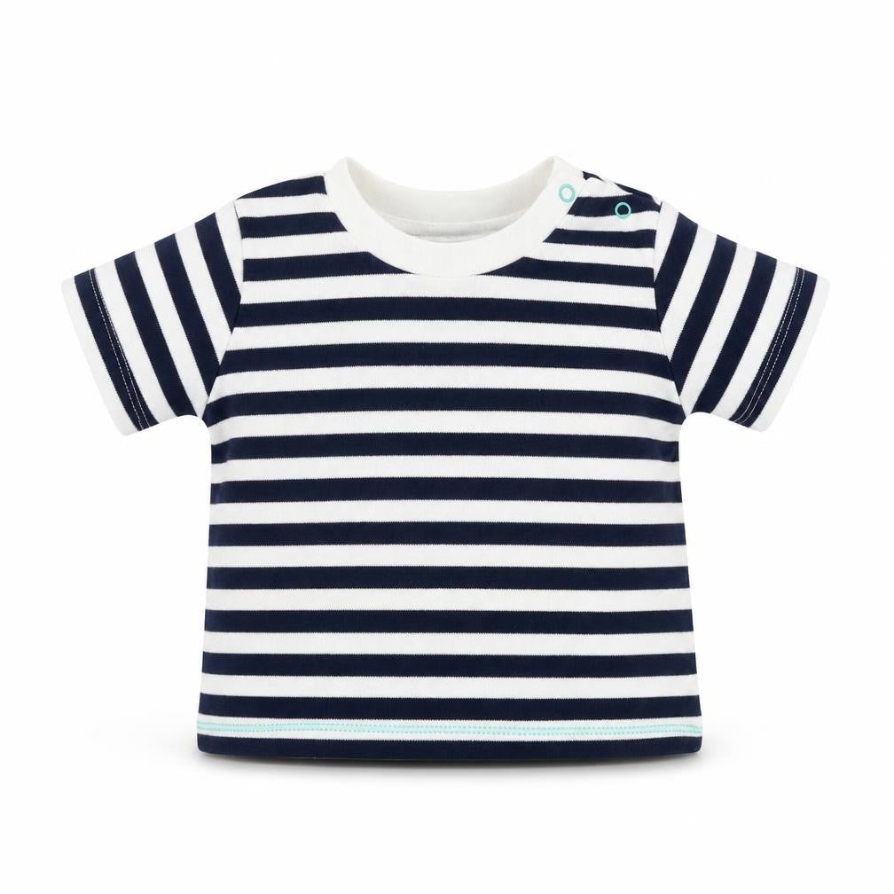 Very Girls Multicoloured Striped Basic T-Shirt Size 0-3 Months