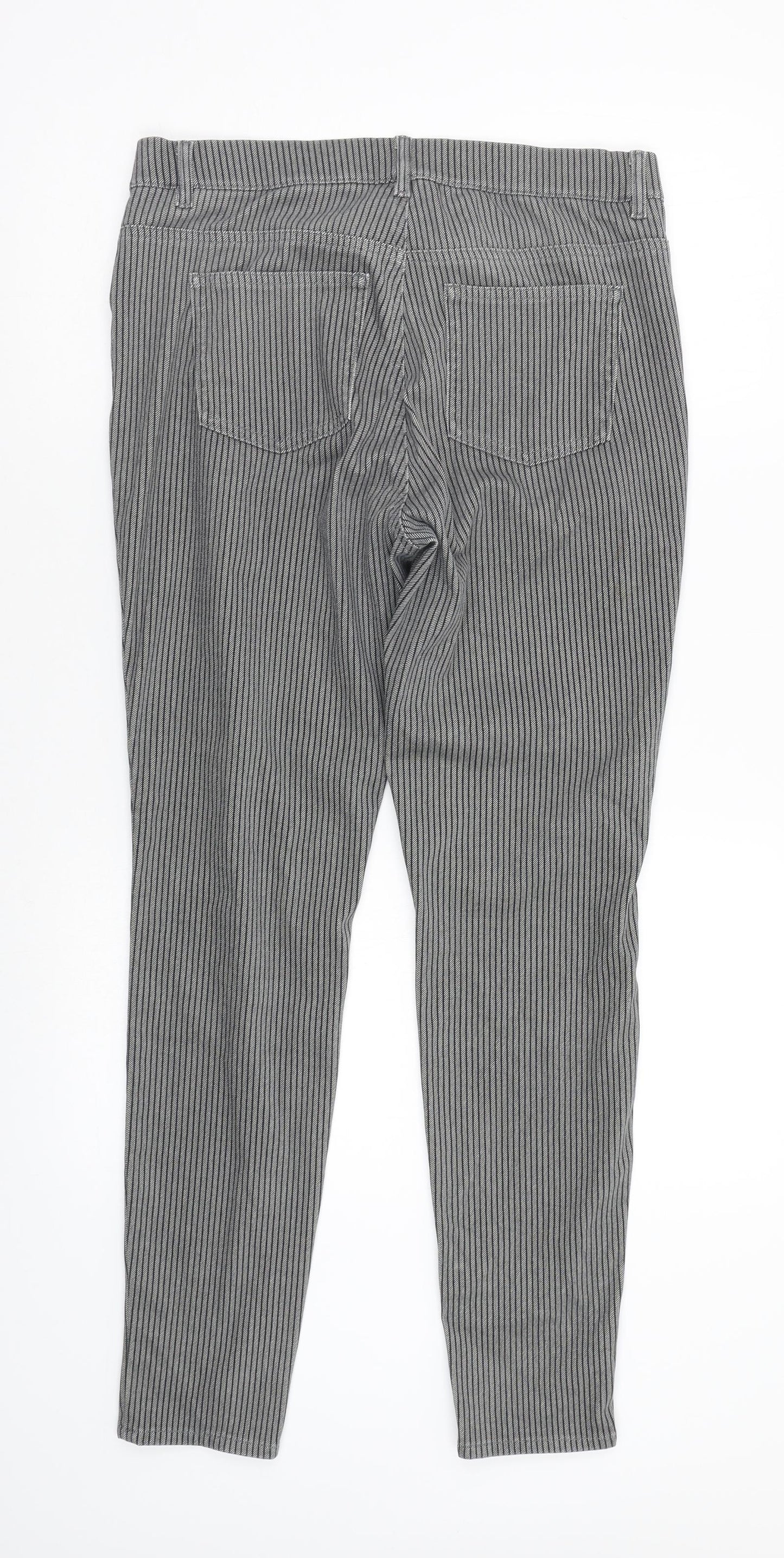 Preworn Womens Multicoloured Striped  Jegging Trousers Size S L29 in
