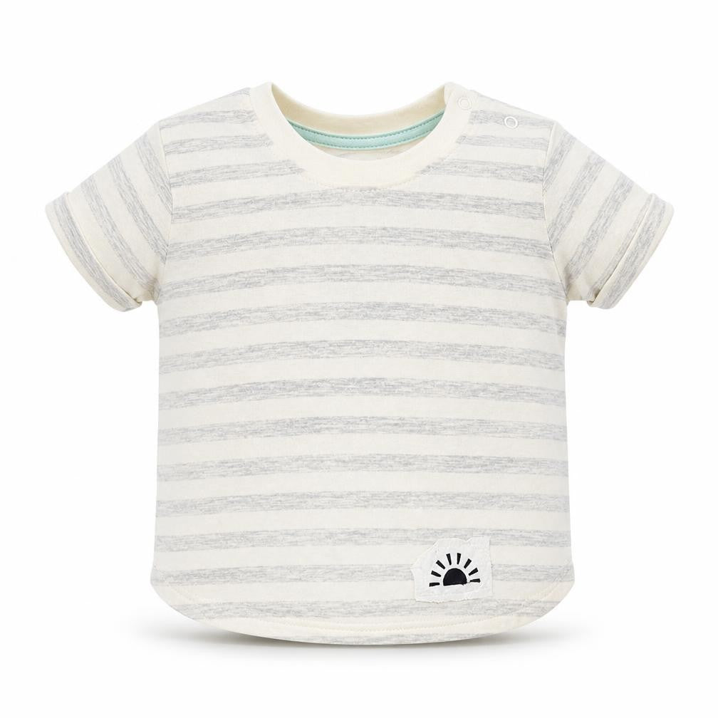 Primark Baby Grey Striped  Basic T-Shirt Size 3-6 Months