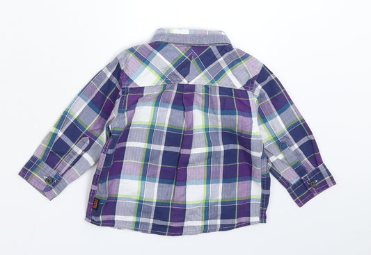 Debenhams Boys Multicoloured Check  Basic Button-Up Size 6-9 Months