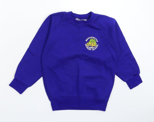 Innovation Boys Blue   Pullover Sweatshirt Size 5-6 Years