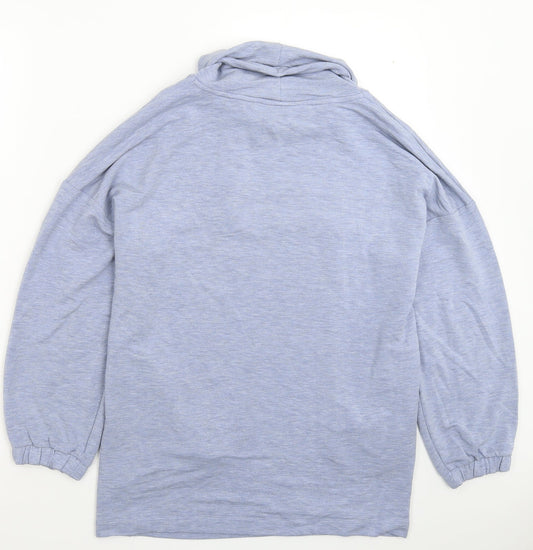 Marks and Spencer Womens Blue   Pullover Hoodie Size 10  - Lounge