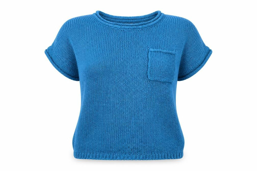 New Look Womens Blue  Knit Pullover Jumper Size 8
