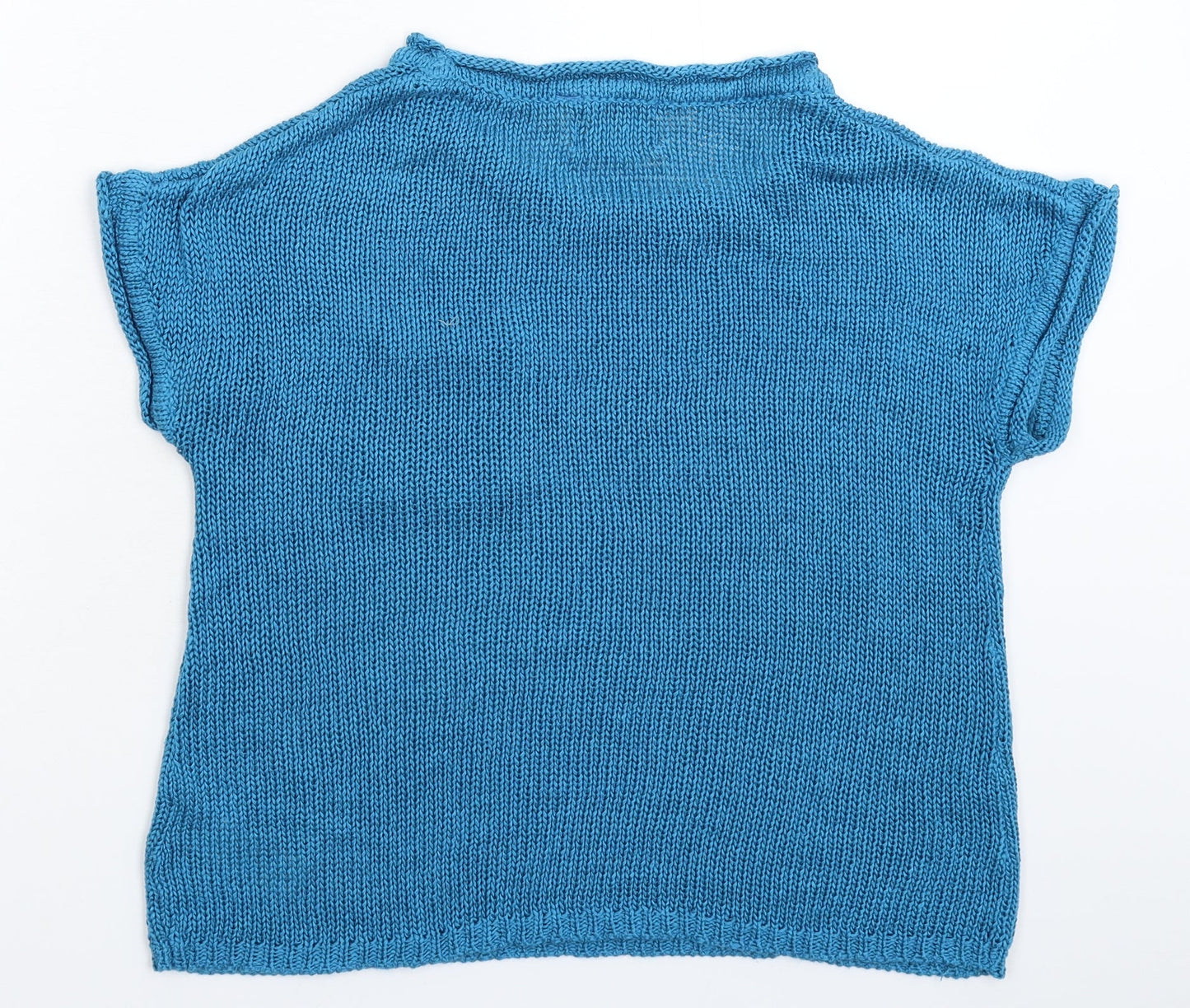 New Look Womens Blue  Knit Pullover Jumper Size 8