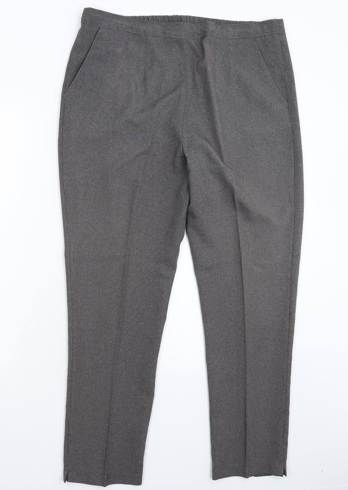 Preworn Womens Grey   Trousers  Size 38 in L29 in