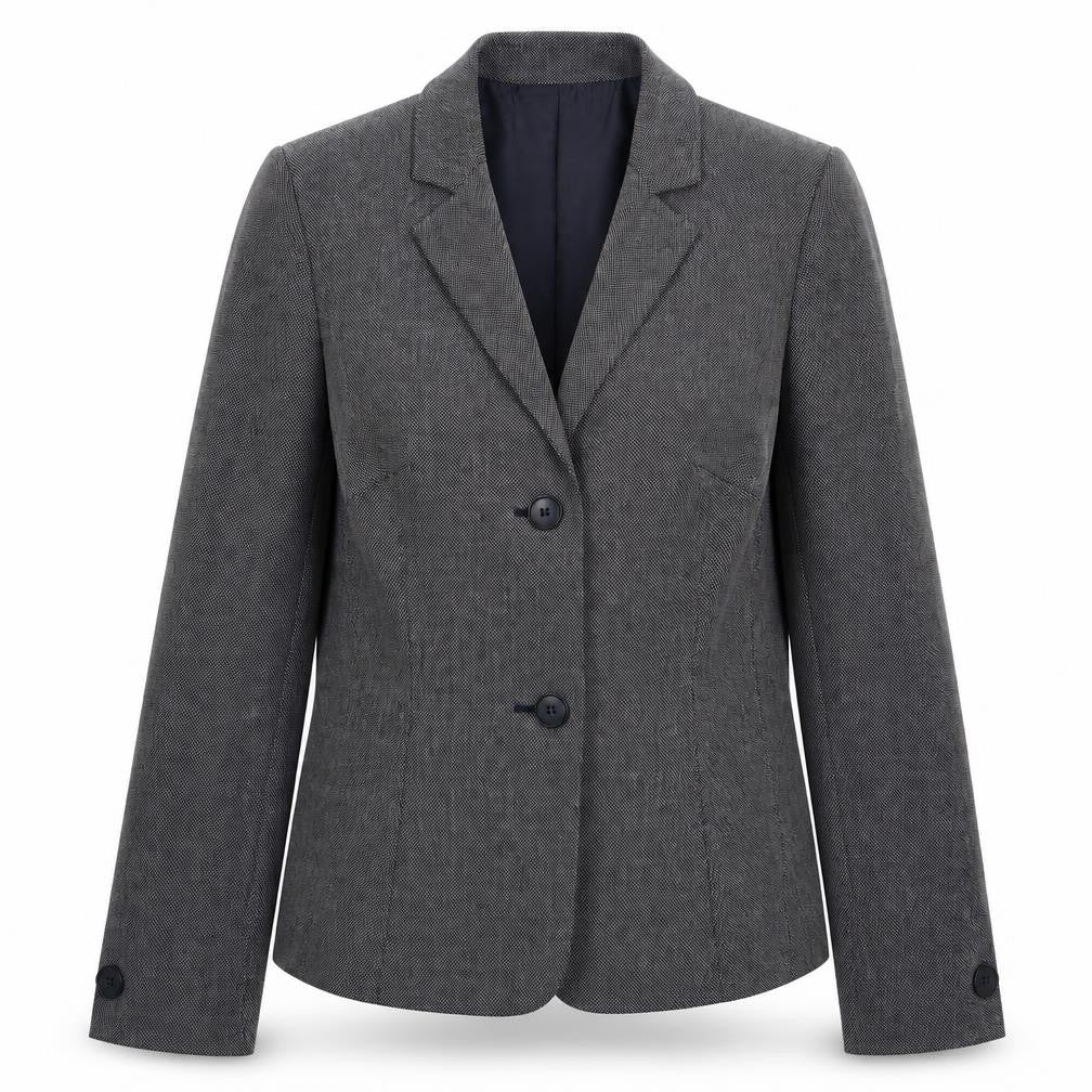 Marks and Spencer Womens Blue Spotted  Jacket Blazer Size 12