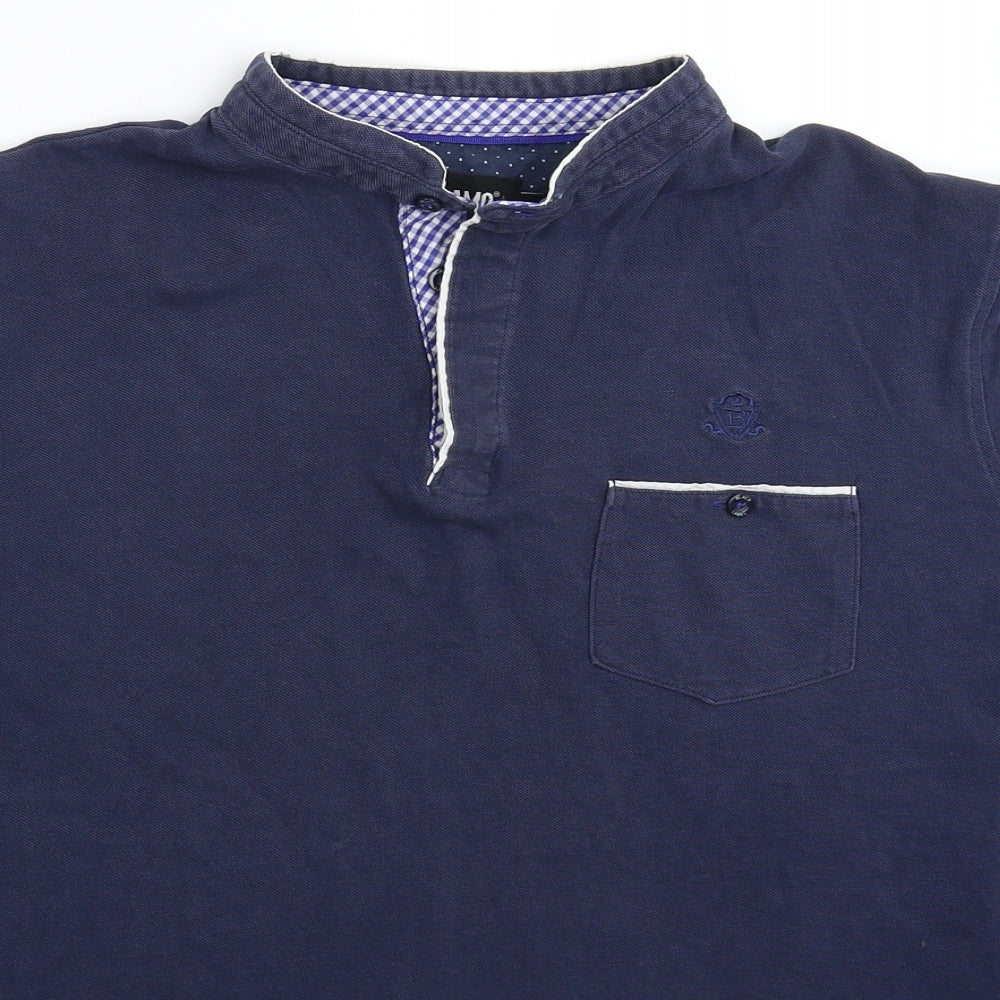 Jacamo Mens Blue    Button-Up Size L