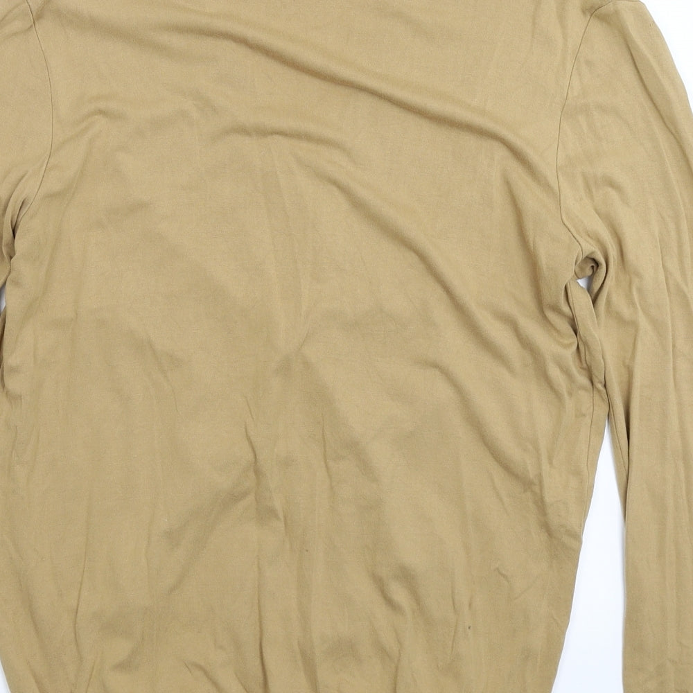 Dolls Womens Beige   Basic T-Shirt Size 12