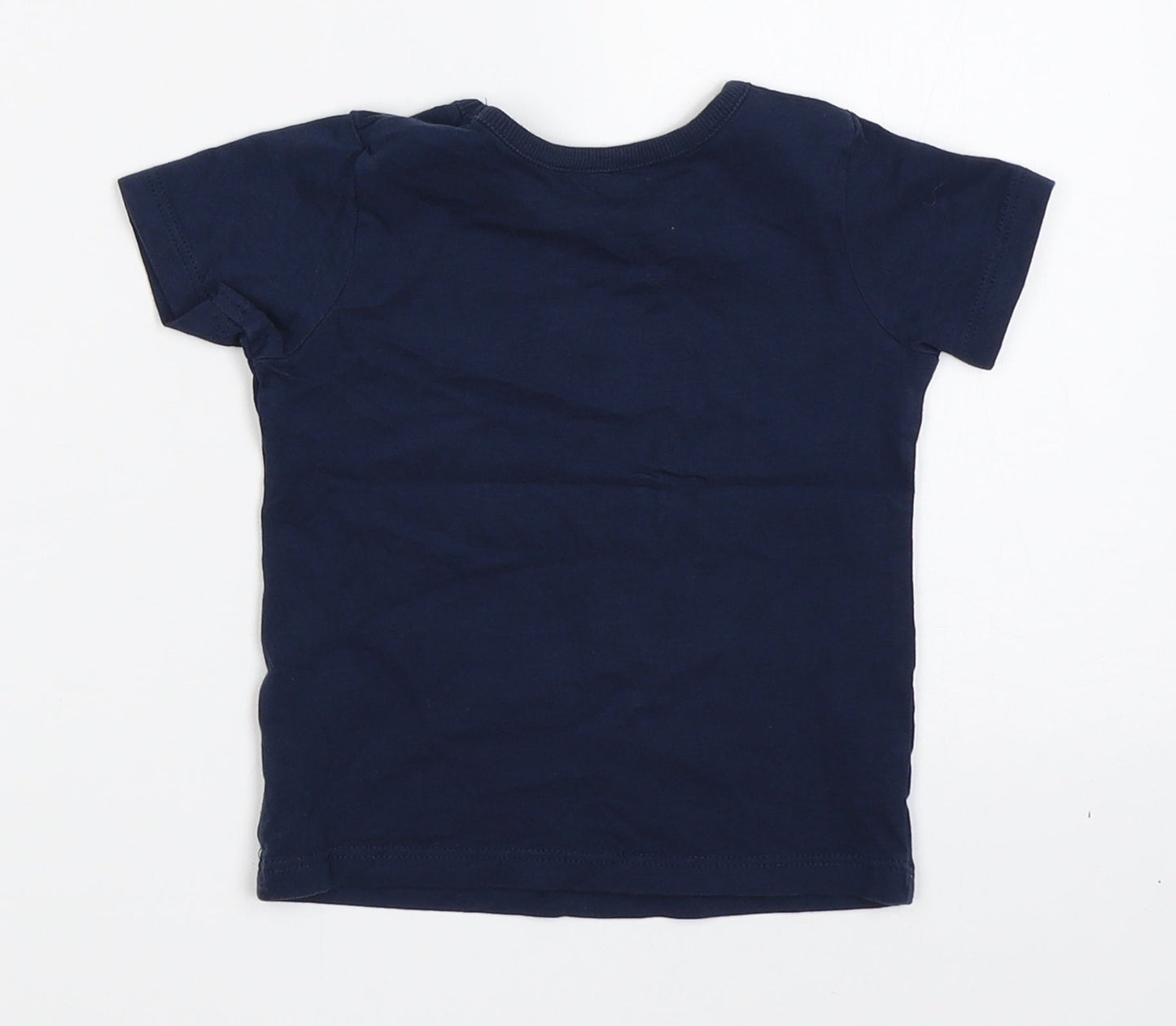 George Boys Blue   Basic T-Shirt Size 6-9 Months